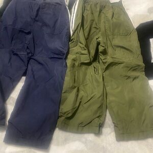 Pair Oshkosh blue and green cargo pants
